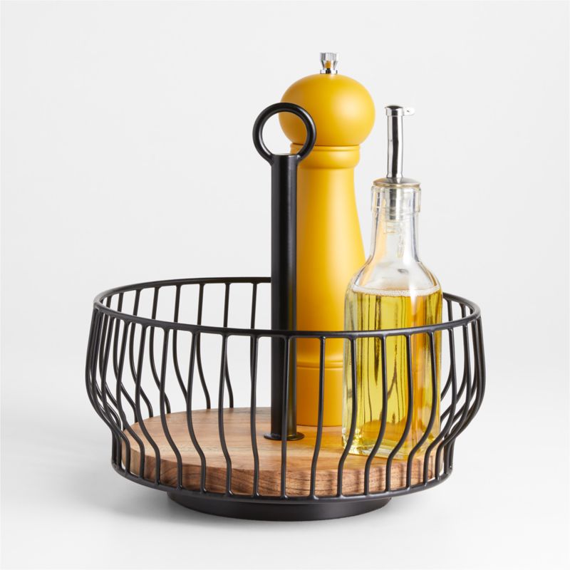 Cora Iron Rotating Condiment Caddy - image 2 of 3