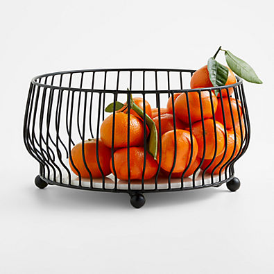 View Cora Black Fruit Basket details