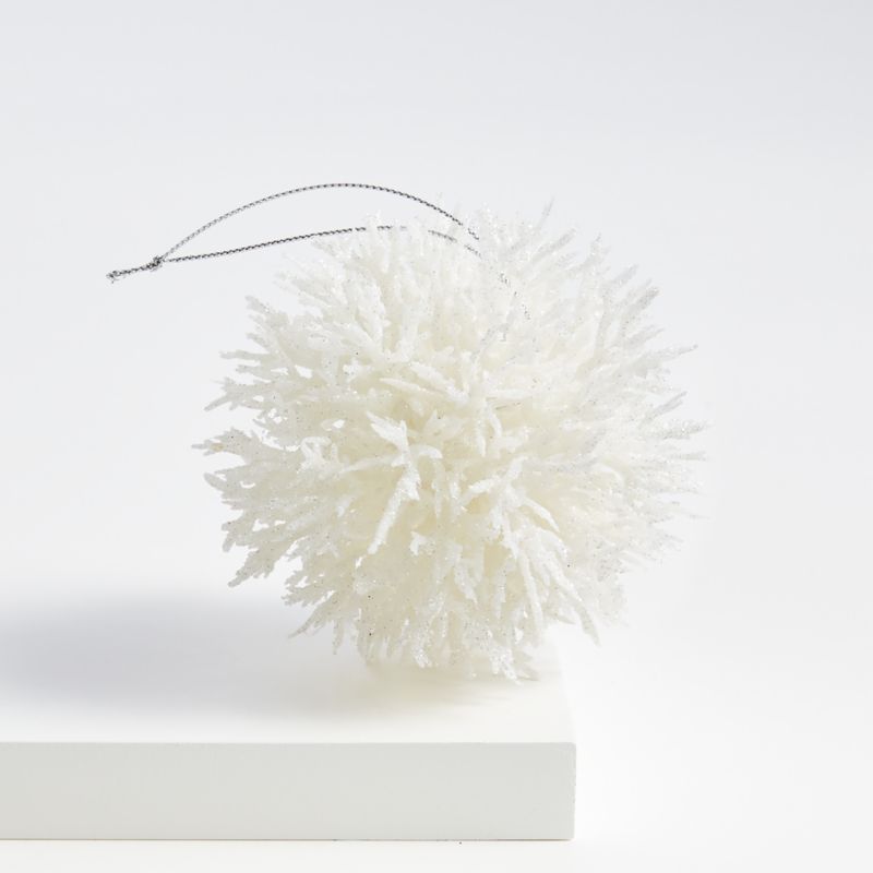 White Coral Cluster Christmas Tree Ornament - image 0 of 7