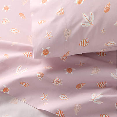 Coral Reef Dreams Organic Cotton Kids Sheet Set
