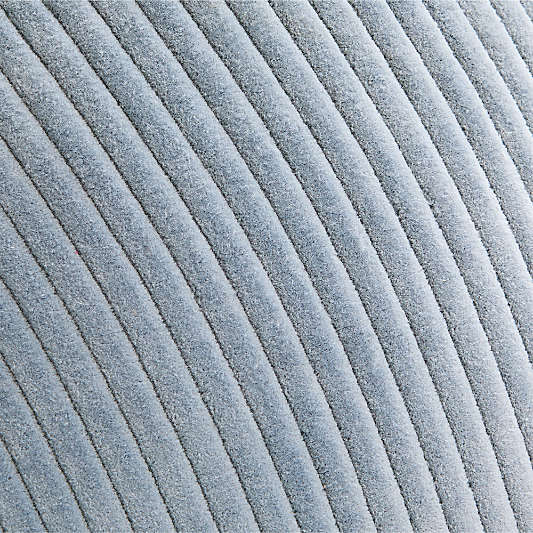 Bay Blue Large 40" Organic Cotton Corduroy Kids Lounge Bean Bag Chair