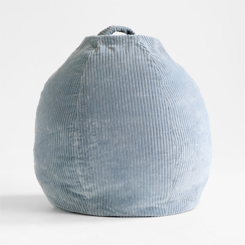 Bay Blue Large 40" Corduroy Kids Bean Bag Chair - image 0 of 3