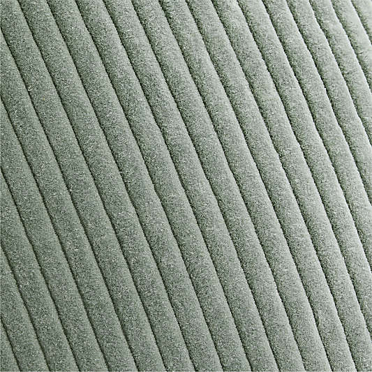 Verte Green Large Corduroy Kids Lounge Bean Bag Chair