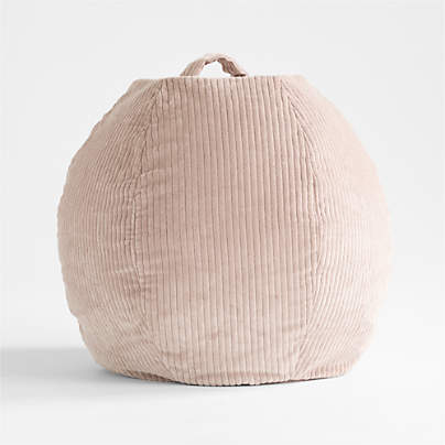 Dusty Mauve Small Corduroy Kids Lounge Bean Bag Chair