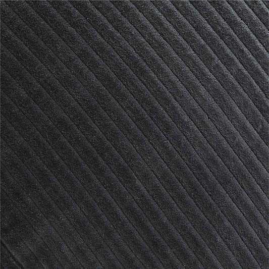 Charcoal Grey Small 30" Organic Cotton Corduroy Kids Lounge Bean Bag Chair