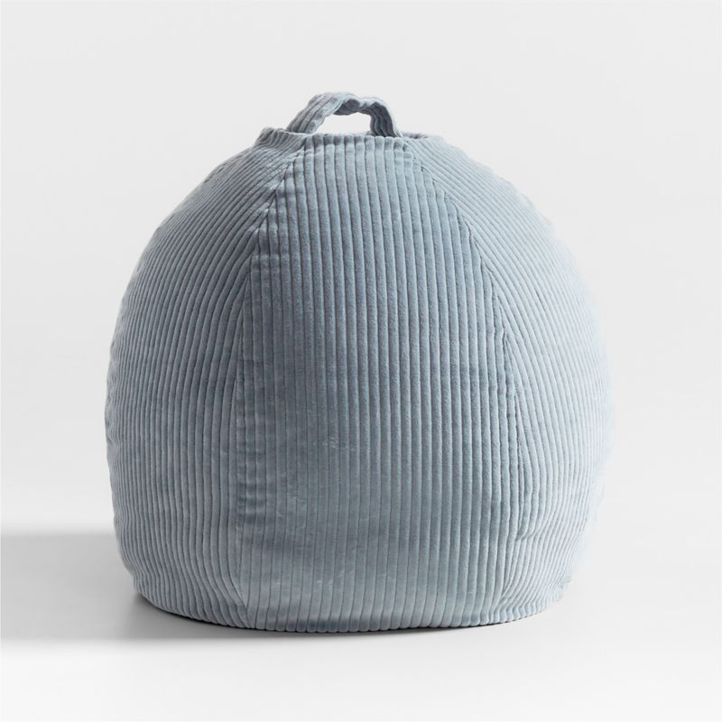 Bay Blue Corduroy Kids Bean Bag Chair Cover