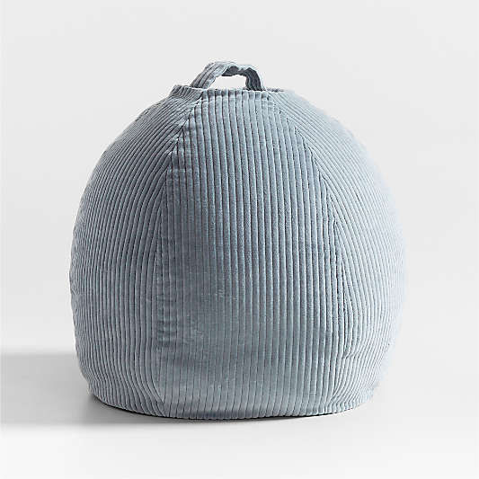 Bay Blue Small Corduroy Kids Bean Bag Chair