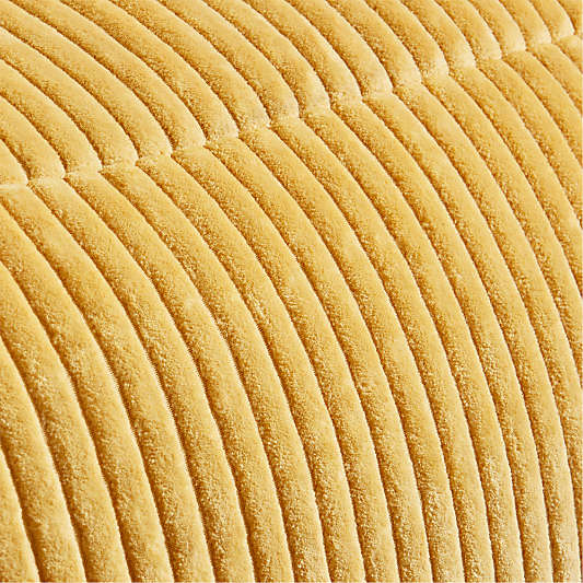 Charlie Tuscan Gold Organic Cotton Velvet Corduroy Kids Lounge Chair