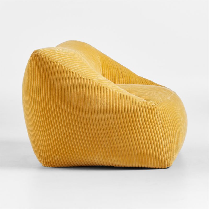 Tuscan Gold Velvet Corduroy Kids Lounge Chair - image 5 of 10