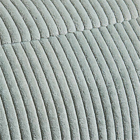 Charlie Verte Green Organic Cotton Velvet Corduroy Kids Lounge Chair