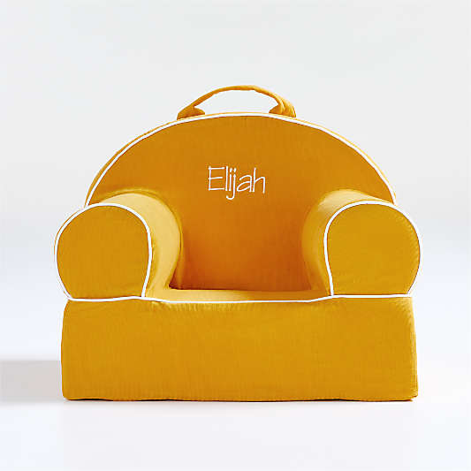 Yellow Corduroy Small Kids Lounge Nod Chair