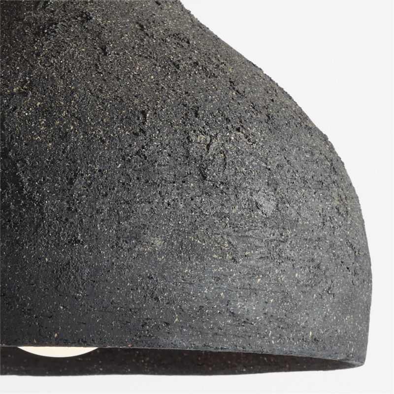 Corfu Large Black Ceramic Pendant Light - image 6 of 11