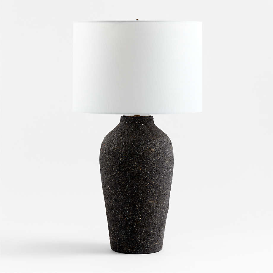 Tall black lamp table hotsell
