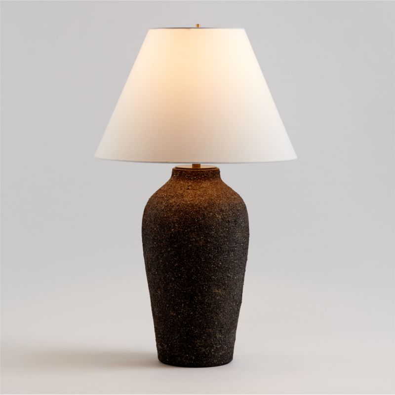 Designer Dupes: Crate and Barrel Corfu Black Table Lamp — Morning Kawa