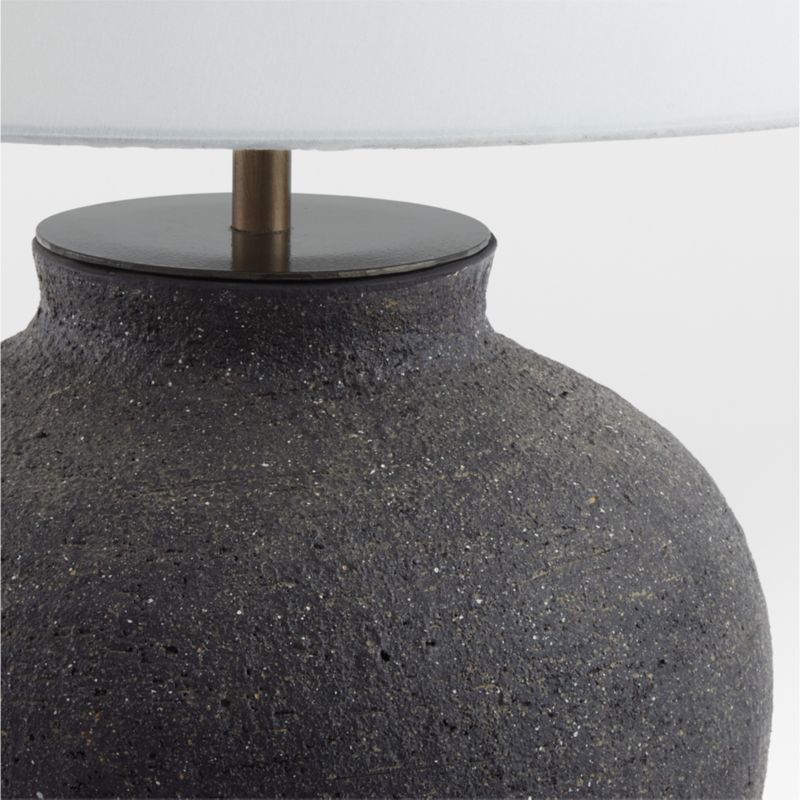 Corfu Table Lamp with Linen Taper Shade