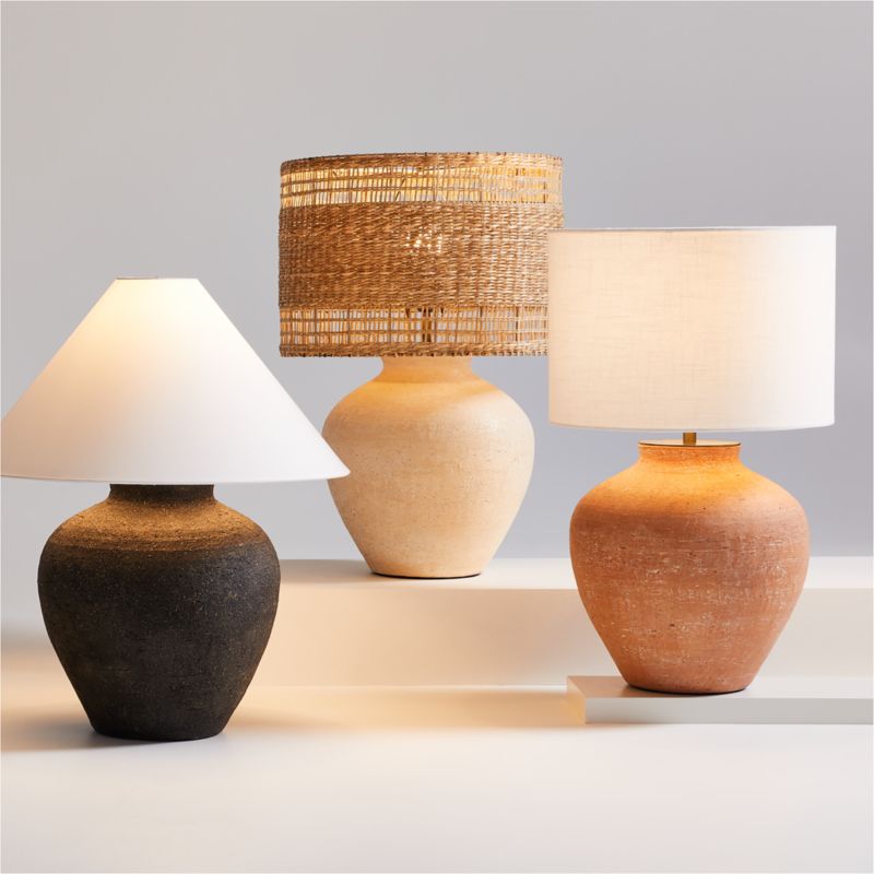 Designer Dupes: Crate and Barrel Corfu Black Table Lamp — Morning Kawa