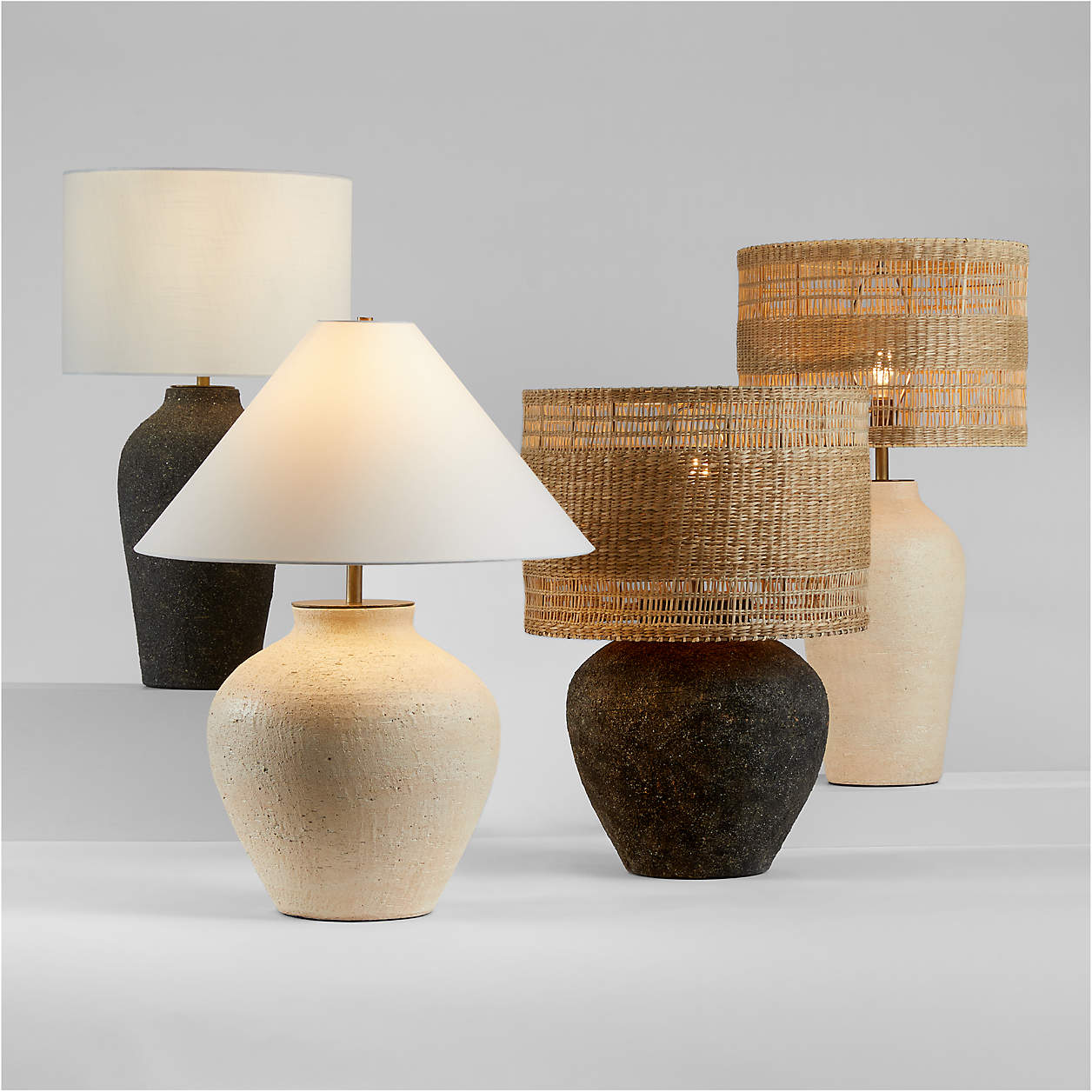 Corfu Table Lamps Crate & Barrel Canada