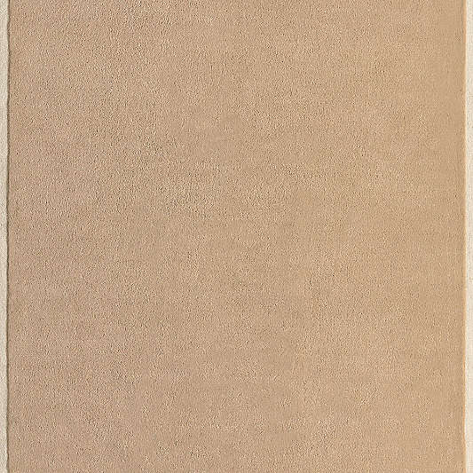 Corner Cutout Beige Kids Performance Area Rug