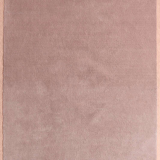 Corner Cutout Dusty Rose Kids Performance Area Rug