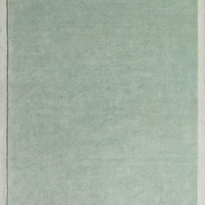 Corner Cutout Verte Green Kids Performance Area Rug Swatch