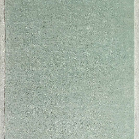 Corner Cutout Verte Green Kids Performance Area Rug 5'x8'