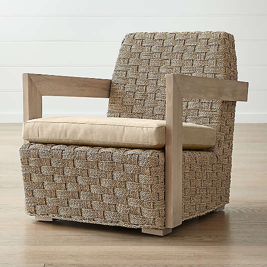 Coronado Seagrass Chair with Cushion