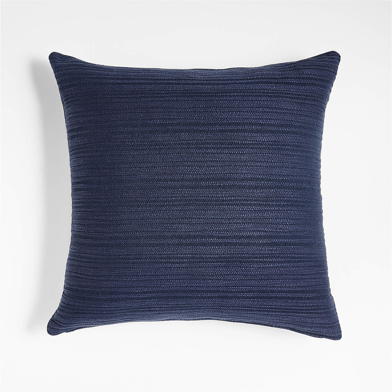 Correto 20" Indigo Textured Pillow Cover with DownAlternative Insert
