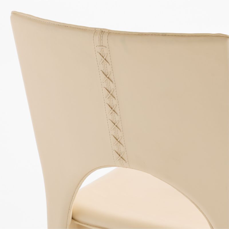 Corsette Leather Counter Stool by Laura Harrier & Tiffany Howell - image 5 of 7