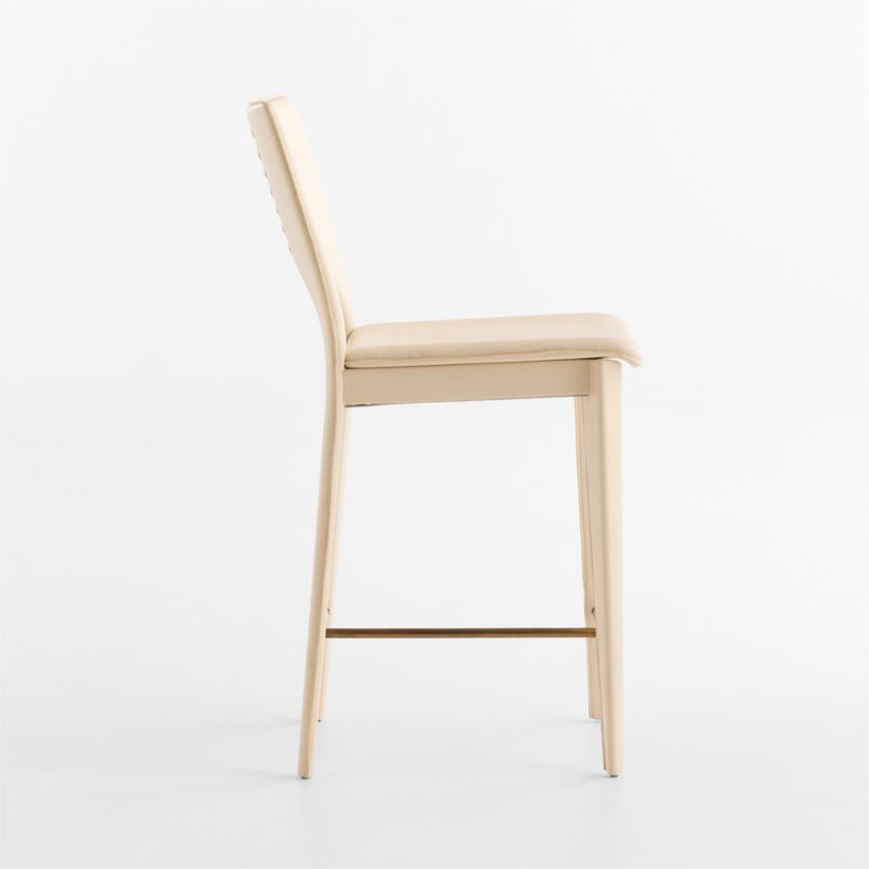 Corsette Leather Counter Stool by Laura Harrier & Tiffany Howell - image 3 of 7