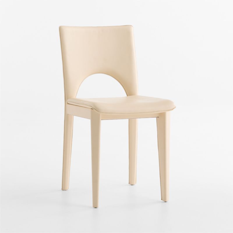 Viewing product image Corsette Leather Dining Chair by Laura Harrier & Tiffany Howell - image 1 of 8