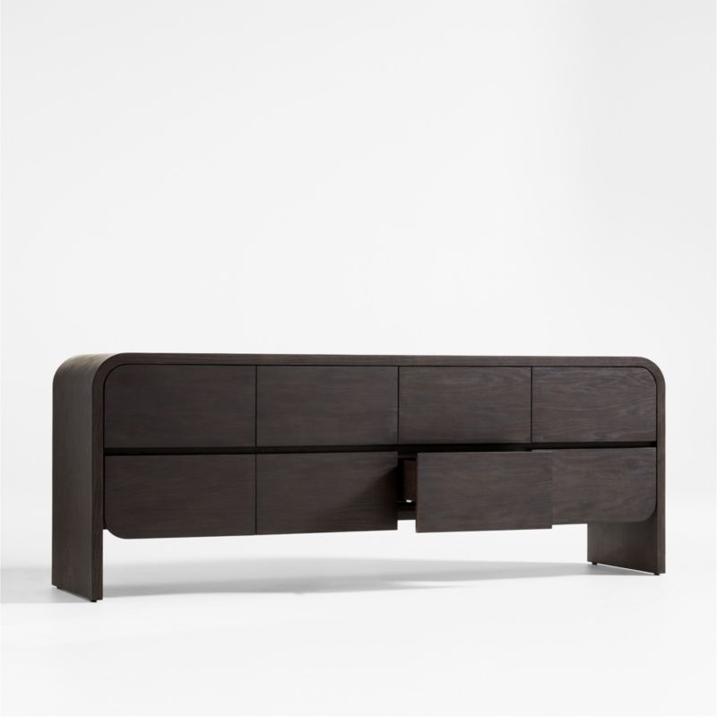 Cortez Charcoal Brown Credenza by Leanne Ford