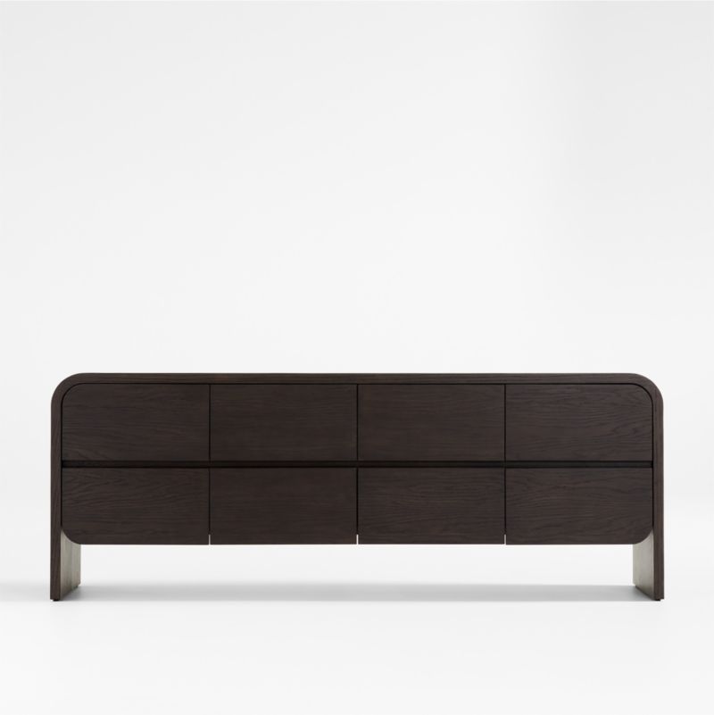 Cortez Charcoal Brown Credenza by Leanne Ford