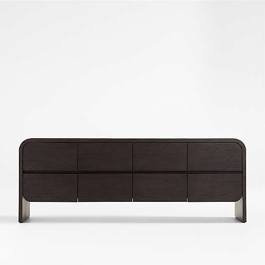 Cortez Charcoal Brown Credenza by Leanne Ford