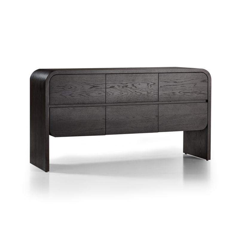 Cortez Charcoal Floating Dresser by Leanne Ford - image 2 of 6