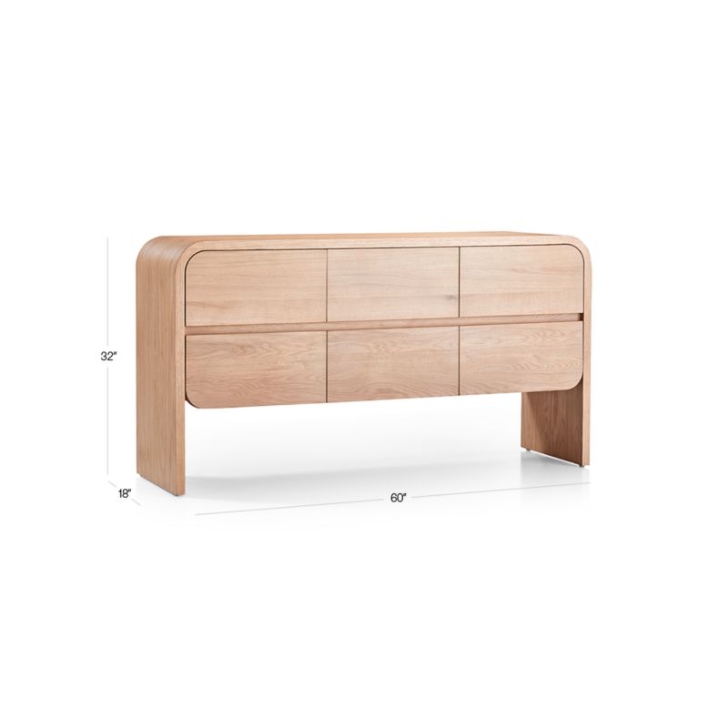 View Cortez Natural Floating Dresser by Leanne Ford - image 2 of 13