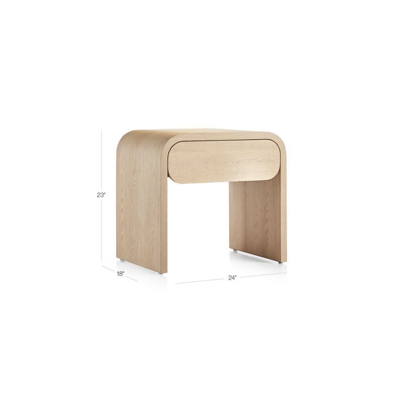 View Cortez Natural Floating Nightstand by Leanne Ford - image 3 of 13