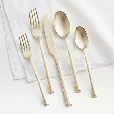 View Cortland 5-Piece Champagne Place Setting details