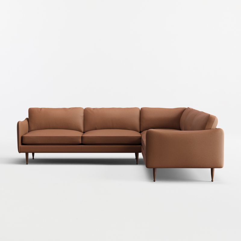 View Cosgrove Leather 3-Piece L-Shaped Sectional Sofa - image 6 of 7