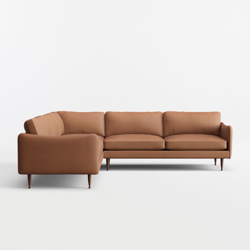 View Cosgrove Leather 3-Piece L-Shaped Sectional Sofa - image 5 of 7