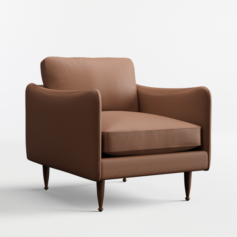 Cosgrove 32.5" Leather Chair - image 0 of 7