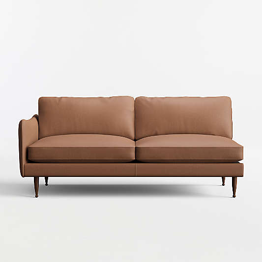 Cosgrove Leather Left-Arm Sofa Sectional Piece