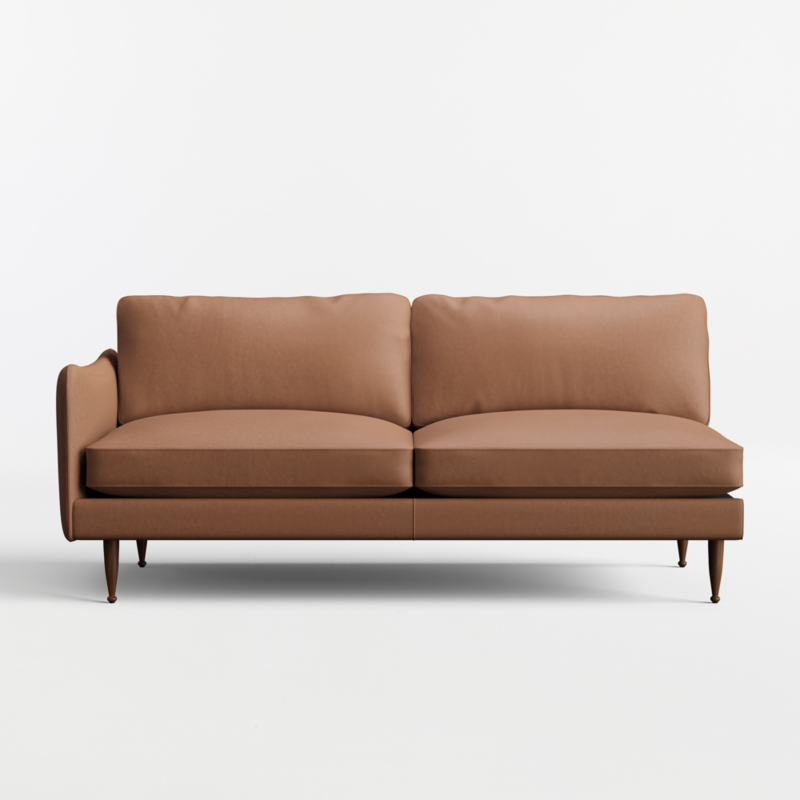 Cosgrove Leather Left-Arm Sofa Sectional Piece - image 0 of 2