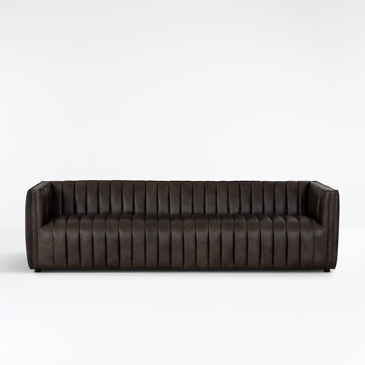 Cosima Leather Channel Tufted Sofa + Reviews | Crate & Barrel Canada