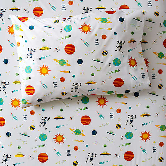 Organic Cosmos Kids Pillowcase