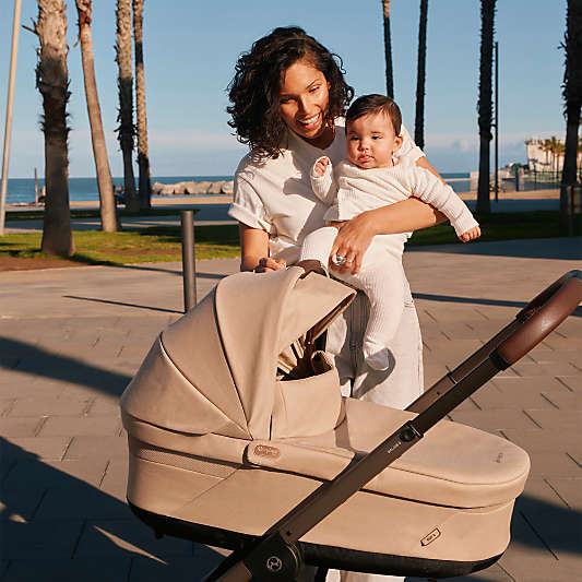 Cybex Cot S Lux Almond Beige Stroller Bassinet
