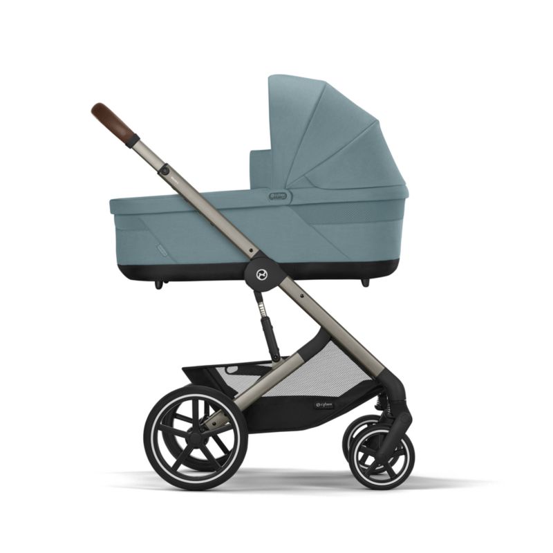 Cybex Cot S Lux Stormy Blue Baby Stroller Bassinet - image 5 of 7