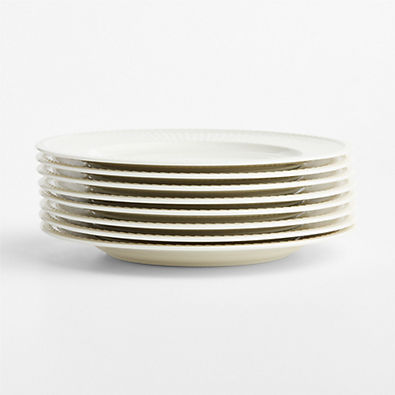 View Cotswold Cream Porcelain Dinner Plates, Set of 8 details