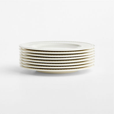 View Cotswold Cream Porcelain Salad Plates, Set of 8 details