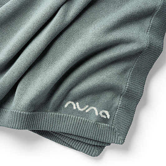 Nuna ® Athens Blue Cotton Baby Blanket
