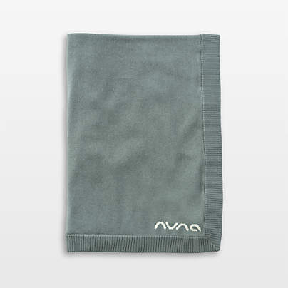 Nuna ® Athens Blue Cotton Baby Blanket
